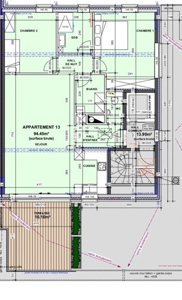 IMMO WAUCOMONT VENDRE APPART NEUF ROCOURT TERRASSE