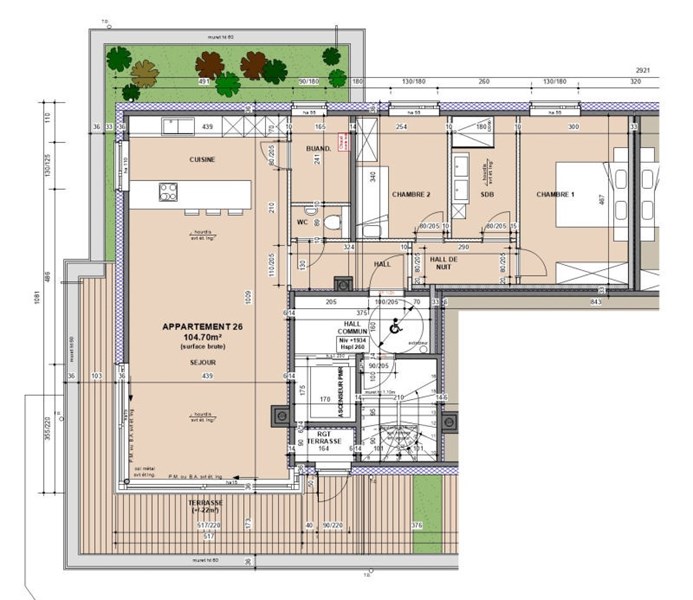 waucomont appartement neuf angleur liege terrasse
