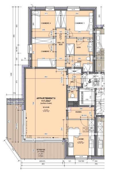 waucomont appartement neuf angleur liege terrasse