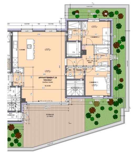 waucomont appartement neuf angleur liege terrasse