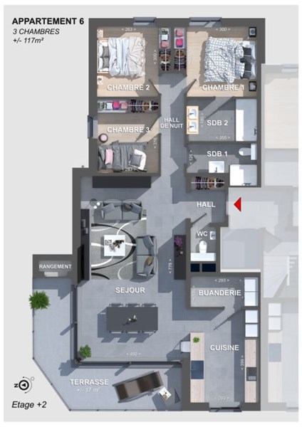 waucomont appartement neuf angleur liege terrasse