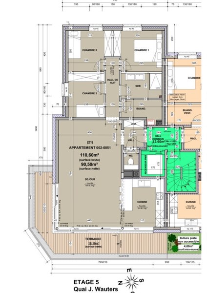 waucomont appartement neuf angleur liege terrasse