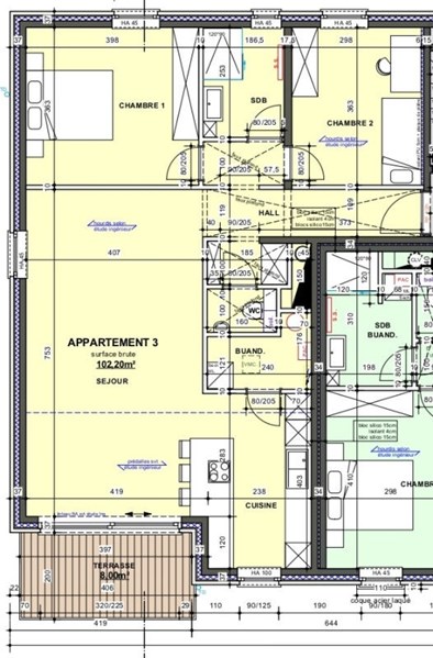 IMMO WAUCOMONT VENDRE APPART NEUF ROCOURT TERRASSE