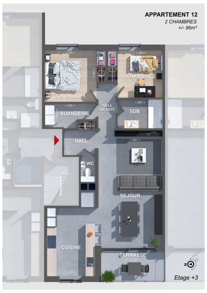 waucomont appartement neuf angleur liege terrasse