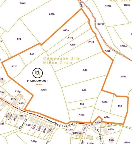 IMMO WAUCOMONT VENDRE PARCELLES TERRAIN BEYNE