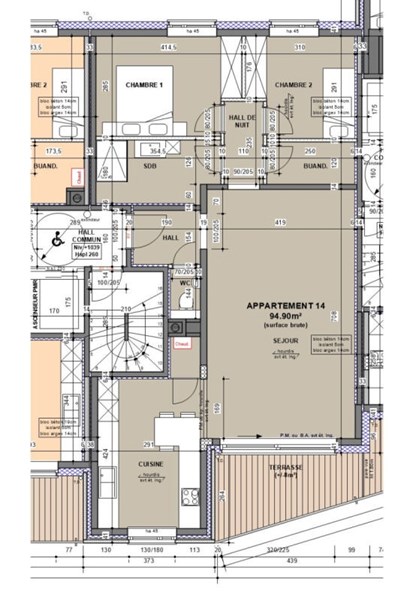 waucomont appartement neuf angleur liege terrasse
