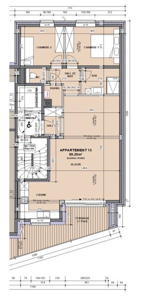 waucomont appartement neuf angleur liege terrasse