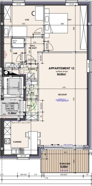 IMMO WAUCOMONT VENDRE APPART NEUF ROCOURT TERRASSE
