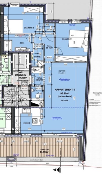 IMMO WAUCOMONT VENDRE APPART NEUF ROCOURT TERRASSE