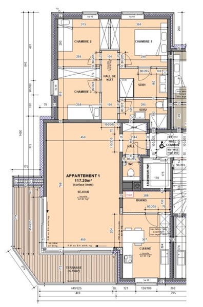 waucomont appartement neuf angleur liege terrasse