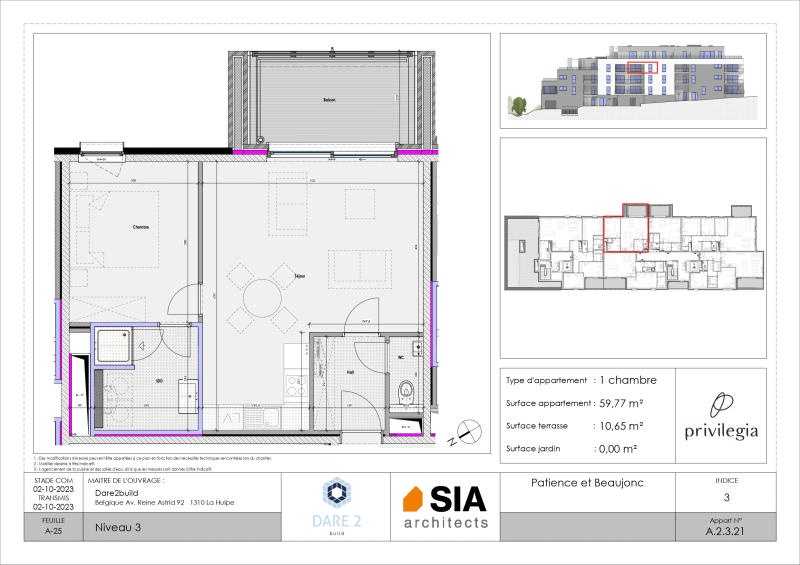 waucomont appartement liege hopital 3 ch terrasse