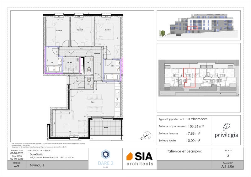 waucomont appartement liege hopital 3 ch terrasse