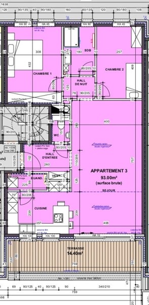 IMMO WAUCOMONT VENDRE APPART NEUF ROCOURT TERRASSE