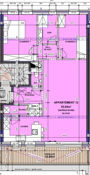 IMMO WAUCOMONT VENDRE APPART NEUF ROCOURT TERRASSE